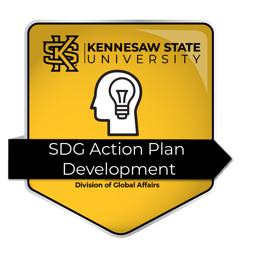 SDG Action Plan presented by Division of Global Affairs, Badge II